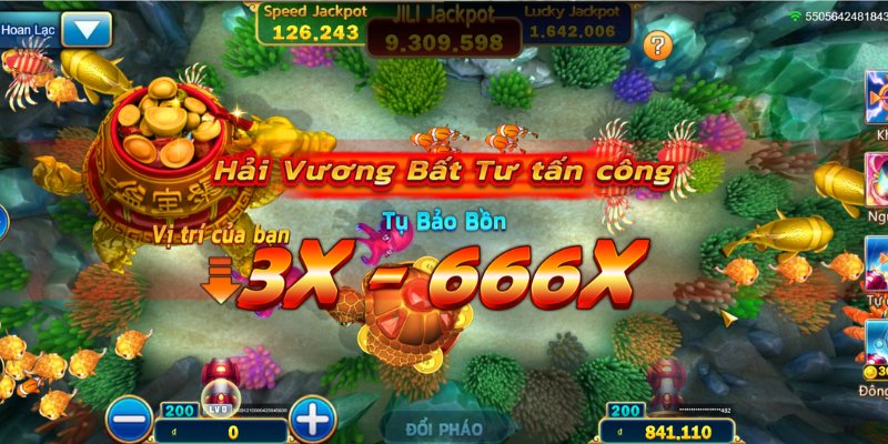 Hệ thống cấp độ trong game Bắn Cá Online cực kỳ đa dạng