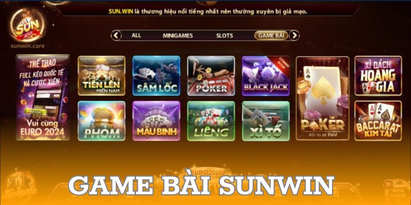 Game bài SUNWIN - Sân chơi hút khách nhất ngành