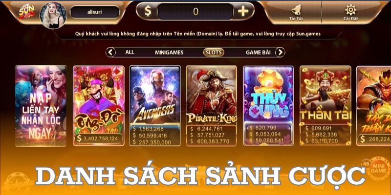 Danh sách sảnh cược mang lại nhiều cơ hội cho dân chuyên